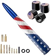 Truck Car Antenna with Valve Stem Caps,Mast for GM Chevy Silverado 1500 2500 3500 HD Ford F150 F2...