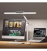 Honeywell LED Desk Lamp with Clamp - HJ1 Sunturalux Eye-Caring Clip on Lights for Home Office, 12...