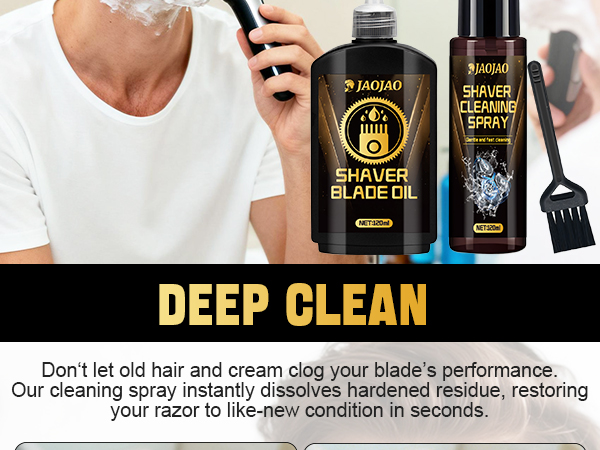 JAOJAO Shaver Cleaning Solution
