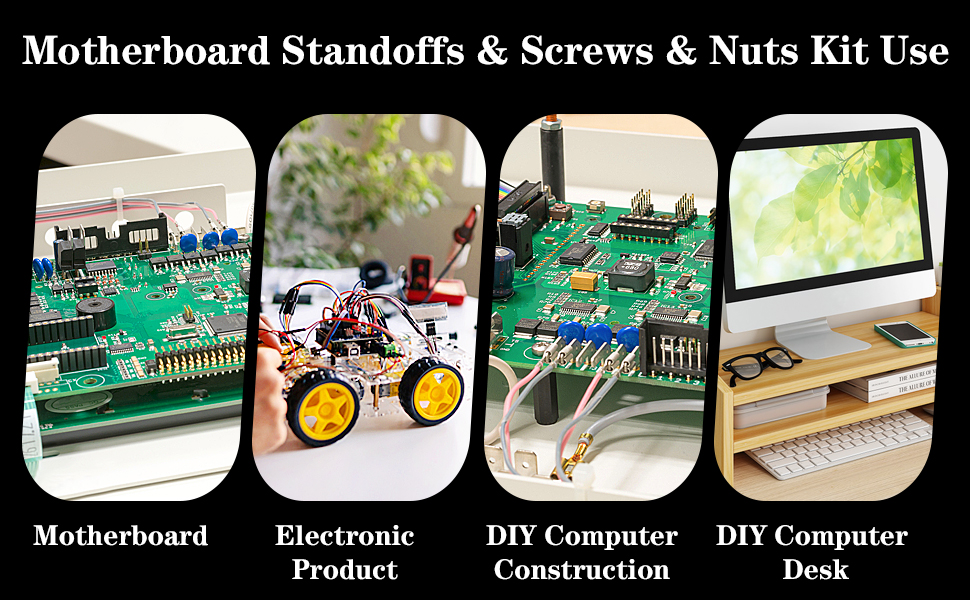  Motherboard Standoffs&amp;Screws&amp;Nuts Kit