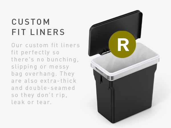 Custom Fit Liners | Fit perfectly so there&amp;#39;s no bunching, slipping or messy bag overhangs