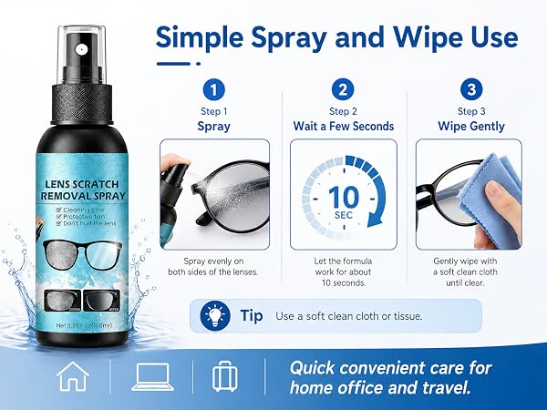 tablet laptop fingerprints oil dust smudge residue portable 100ml clear vision