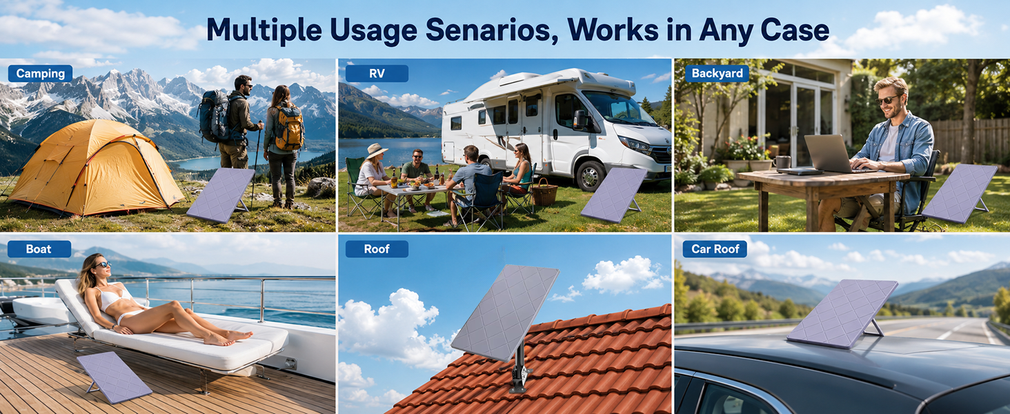 Multiple Usage Senarios Camping Boat RV Roof Backyard Car Roof