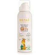 BOTAO BABY’S MINERAL SUNSCREEN FOAM SPRAY: SPF50 Broad Spectrum UVA UVB, Babies or Toddlers Sunbu...