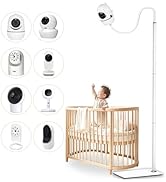69" Adjustable Height Floor Stand for Hello Baby Monitor, Gooseneck Swivel Holder Mount with Stab...