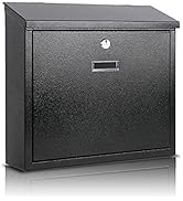 xydled Mail Boxes with Key Lock,Locking Mailbox Wall Mounted,Security Mailbox with Lock and Key,L...