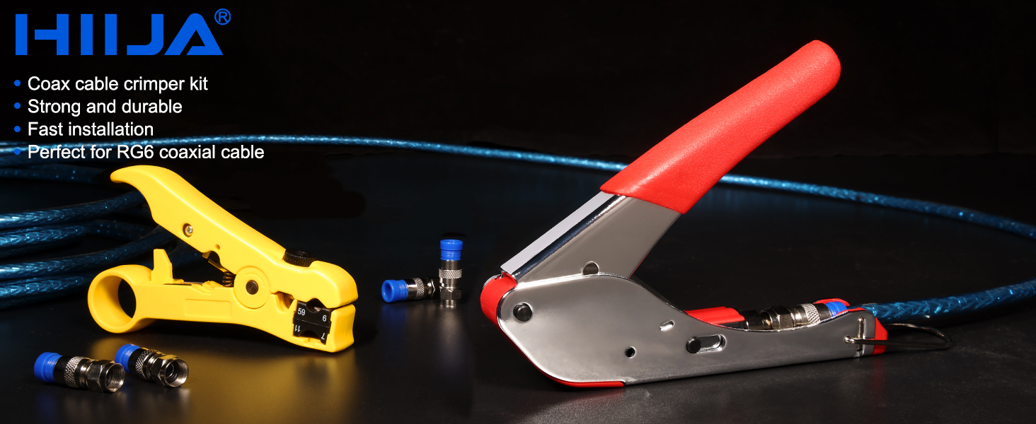coax cable crimper kit