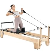 VEVOR Pilates Reformer Machine for Home Gym, with Jump Board/Reformer Box/Chair/Spine Corrector/S...
