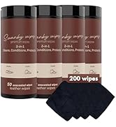 Swanky Leather Wipes - Leather Cleaner and Conditioner for Purses, Shoes, Furniture Polish & Car ...