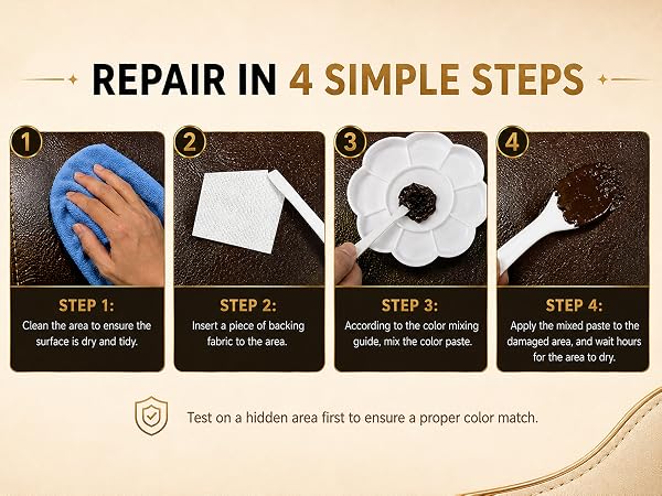 Leather Repair Kit for Furniture