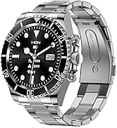 Smart Watch for Android Phones Answer/Make Calls Heart Rate Blood Oxygen SMS Reminder Smartwatch ...