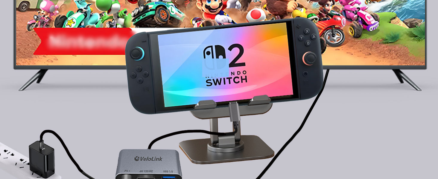 Switch 2 Dock for Nintendo Switch 2 Docking Station
