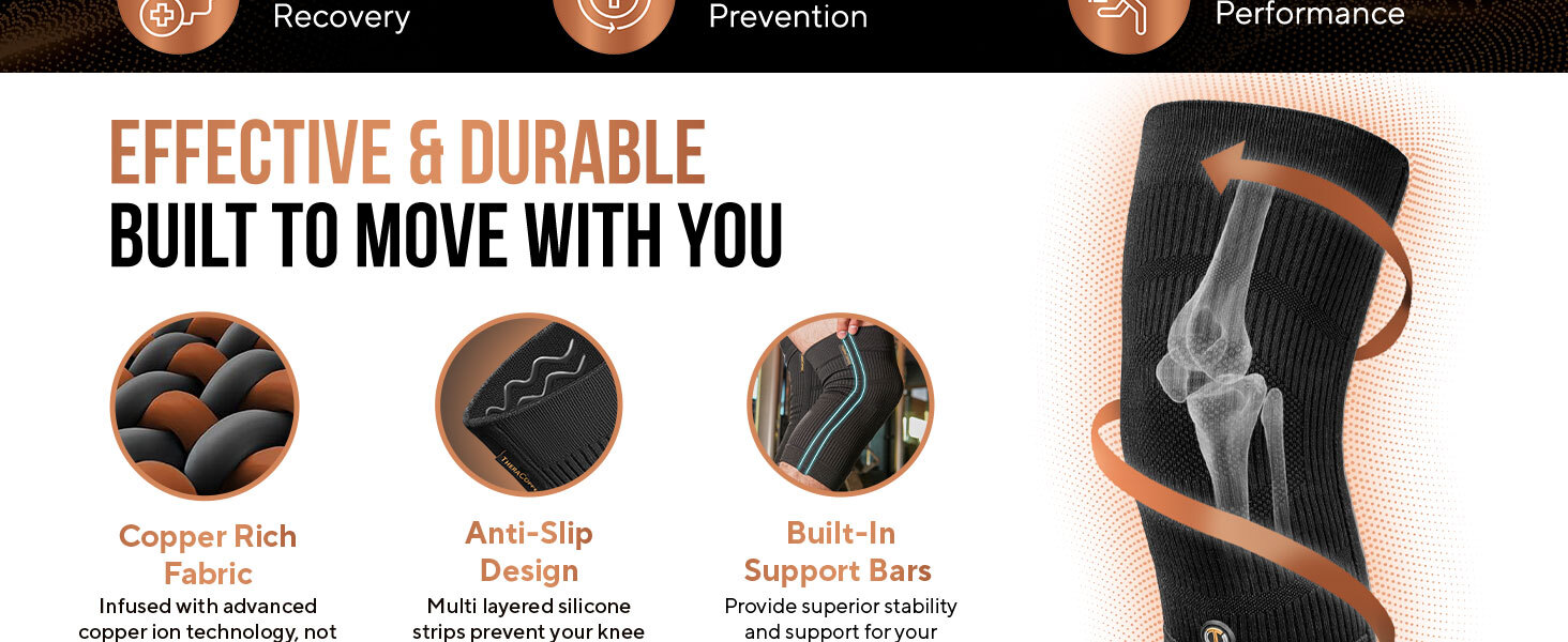 copper knee braces copper sleeve knee copper brace copper knee knee brace copper