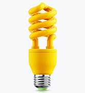 LOHAS Yellow Bug Light Bulbs Outdoor, 14W CFL Bug Lights for Outside, 2000K Amber Outdoor Fluores...