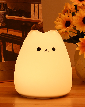 the cat lamp - white