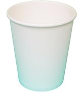 ESKAY PRODUCTS 10 Ounce Squat Paper Disposable Hot and Cold Coffee Cups, Case of 1000 Cups, Class...