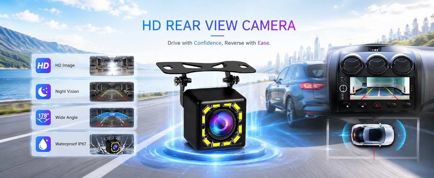 HD backup camera