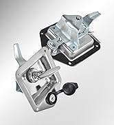 labwork 4 x Trailer Door Latch Rv Door Tool Box Lock with Gasket T-Handle Latch with Keys
