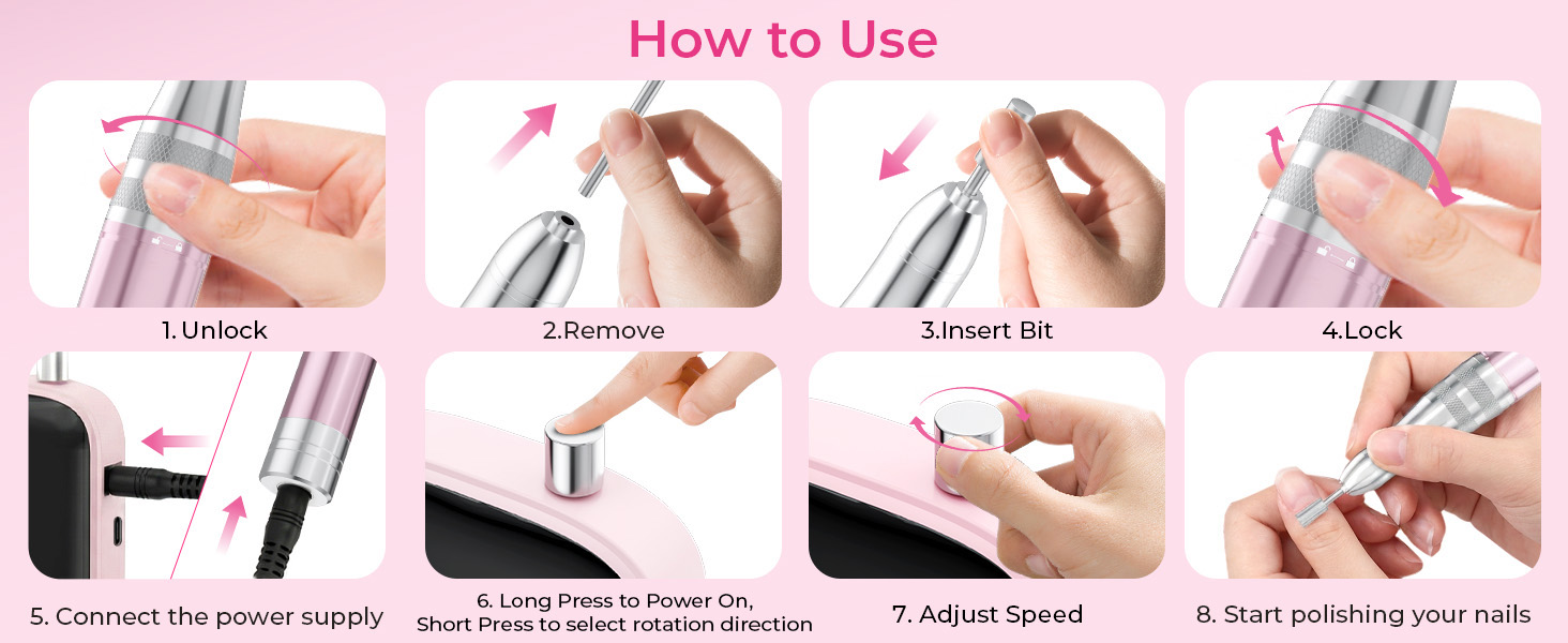 Electric Nail Drill Professional