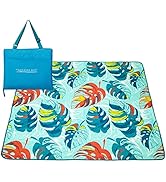 Old Bahama Bay Beach Blanket Waterproof Sandproof Picnic Blankets Camping Foldable Beach Mat Sand...