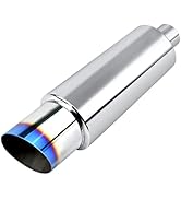 EVIL ENERGY Exhaust Muffler, Stainless Steel Exhaust Tip, Universal 15