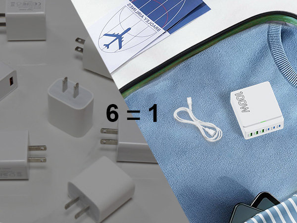 small and lightweight travel charger