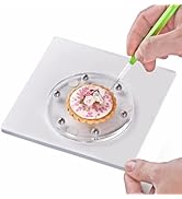 Kasmoire Cookie Decorating Turntable, Sugar Cake Cookie Decorating Supplies Kit-With Anti-Slip Si...