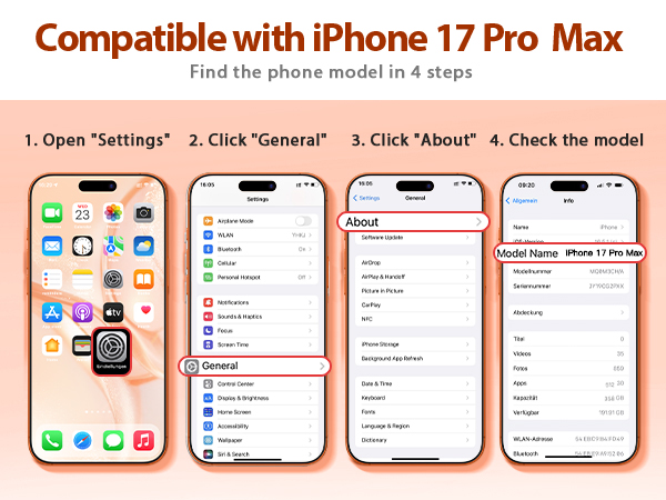 for iphone 17 Pro Max Case