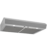 Broan-NuTone 30-Inch Stainless Steel Under Cabinet Range Hood- Modern Design with Quiet Power at ...