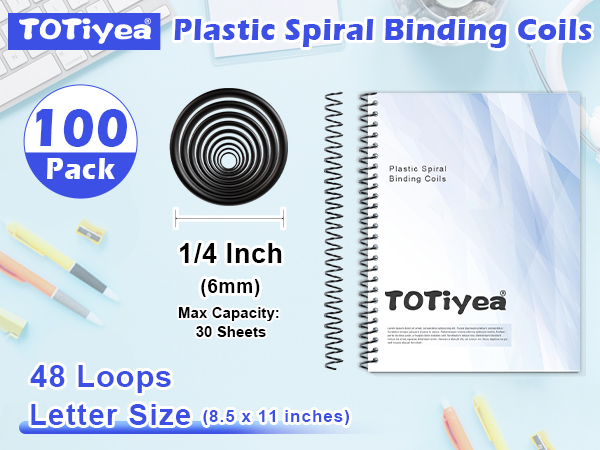 Plastic Spiral Binding Coils