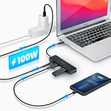 USB-C hub 100w