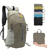 UTIAMIAOGONGO Small Lightweight Hiking Backpack,20L Foldable Hiking Daypack Cycling Hydration Bac...