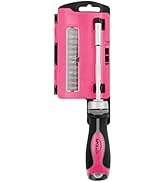 Apollo Tools 13-in-1 Magnetic Ratcheting Screwdriver with Set of 12 Bits in Convenient Storage Ca...