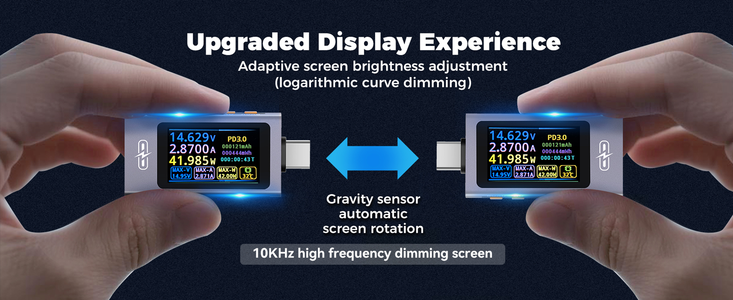 Upgraded Display Experience Adaptive screen brightness adjustment (logarithmic curve dimming)