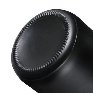 black soap dispenser