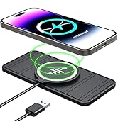 Wireless Car Charger Pad, LANSEMKU 15W Fast Car Wireless Charging Pad for Car Center Console DIY ...