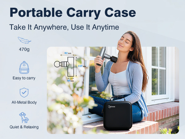 cotsoco Mini Deep Tissue Massage Gun with Heat and Cold Therapy