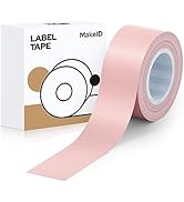 MakeID 0.63" x 13' Label Tape Compatible with MakeID Label Makers L1 Q1 E1 Refills Waterproof Lam...