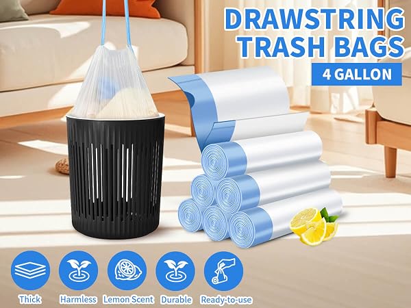 210 Count 4 Gallon Trash Bags