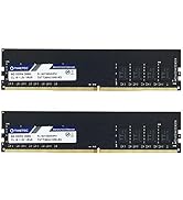 Timetec 16GB KIT(2x8GB) DDR4 2666MHz PC4-21300 Unbuffered Non-ECC 1.2V CL19 1Rx8 Single Rank 288 ...