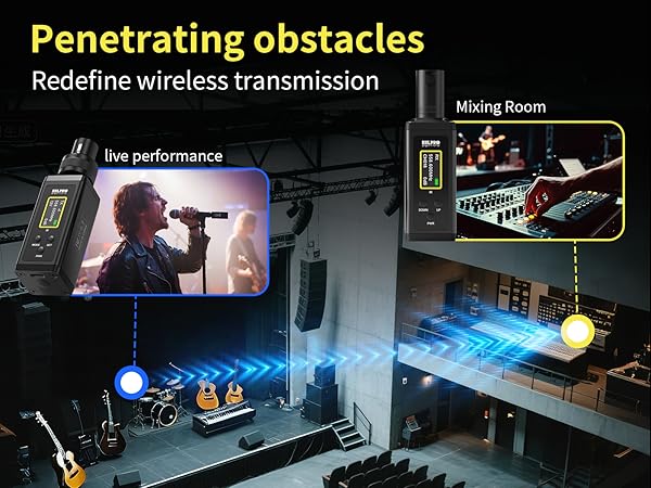 Wireless XLR Transmitter and Receiver