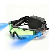 Wokyo Night Vision Goggles, Spy Googles Spy Gear Adjustable LED Night Goggles with Flip-Out Light...
