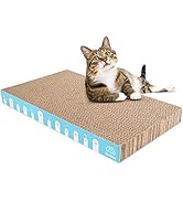 ZooZoo Cat Scratching Board Set,Plain Cat Scratching Post Pad Made of Durable Corrugated Cardboar...