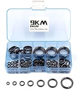 9KM DWLIFE Fishing Rod Repair Ceramic Guide Ring Replacement Kit 14 Sizes 0.13in to 1.86in