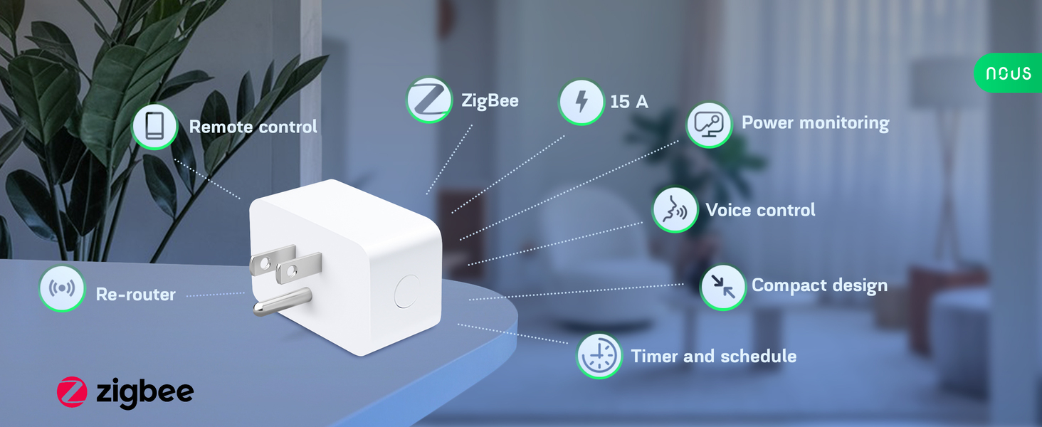 ZigBee smart plug smart home automation energy monitoring plug smart plug smart socket