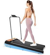 UPREIGN 3 in 1 Treadmill, Portable Under Desk Walking Treadmill with Incline for Home/Office, Rem...