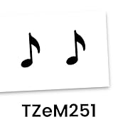 Brother Genuine P-touch TZeM251 Premium Label Tape in cardboard pack: Black on White 24mm