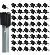 TOPZEA 50 Pack Safe T Post Caps, Vinyl T-Post Safety Caps Protector Fence T Posts Topper for Fenc...