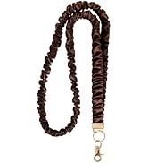 Ajmyonsp Scrunchie Lanyard Teacher for ID Badges Keys, Stretchy Neck Lanyards for Men Women Nurse...