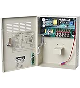 EVERSECU 9 Channel 12V 5Amp DC Metal Boxed Cabinet Regulated UPS Power Supply Unit with Backup Ba...